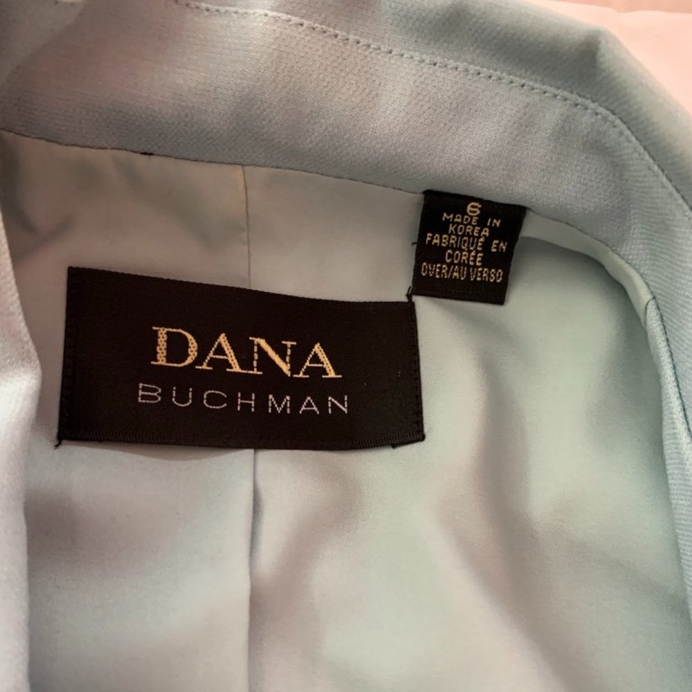 Dana Buchman Robin's-Egg Blue Spring Coat - Picture 11 of 14